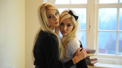 Woman schoolgirls stockings blondes St Mackenzies magazine