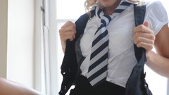 Woman schoolgirls stockings blondes St Mackenzies magazine