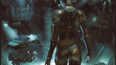 Woman science fiction artwork futuristic