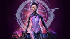 Woman science fiction cgi bodysuits