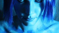 Woman science fiction halo cleavage cosplay video games Halo 4 