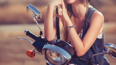 Woman scooter Vespa lifestyle Ed McGowan