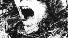 Woman screaming artwork Alex Cherry vhm alex