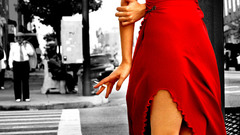Woman selective coloring