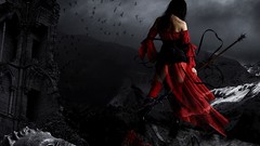 Woman selective coloring