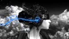 Woman selective coloring