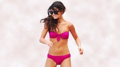 Woman Selena Gomez Actress bikini