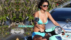Woman Selena Gomez Actress photo shoot cleavage
