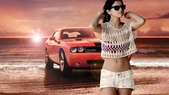 Woman Selena Gomez Beaches