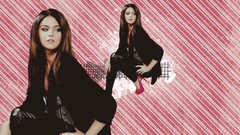 Woman Selena Gomez brunettes high heels