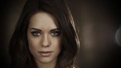 Woman sepia Celebrity faces Actress brunettes lyndsy fonseca