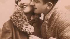 Woman sepia monochrome