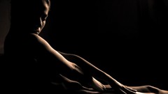 Woman sepia shadows models nude carolina Walter Bosque 