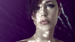 Woman shadows green eyes brunettes