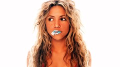 Woman shakira Simple Background