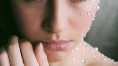 Woman shine crazy diamond brunettes models