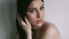 Woman shine crazy diamond brunettes models