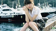 Woman ships Japanese asians models Rina Aizawa Weekly playboy