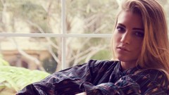 Woman shirts blondes