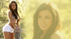 Woman Shorts brunettes Luana Kisner