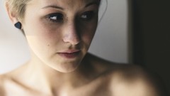 Woman shoulders blondes