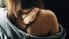 Woman shoulders brunettes