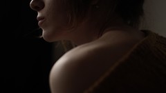 Woman shoulders brunettes sweaters