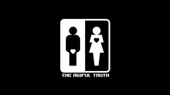 Woman signs Boys! Truth minimalistic