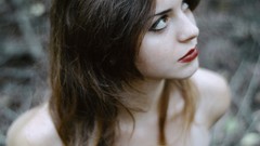 Woman silence lips models