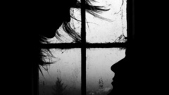 Woman silhouettes Men window