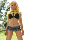 Woman Simple Background