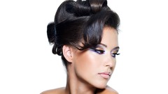 Woman Simple Background