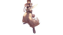 Woman Simple Background