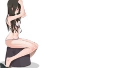 Woman Simple Background