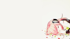 Woman Simple Background