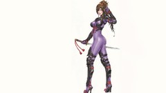 Woman Simple Background