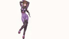 Woman Simple Background