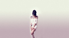 Woman Simple Background