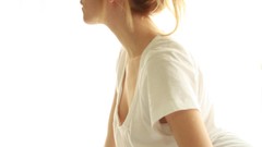 Woman Simple Background