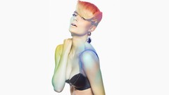 Woman Simple Background