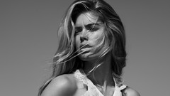 Woman Simple Background