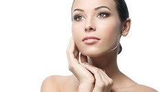 Woman Simple Background faces