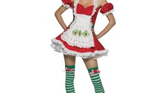 Woman Simple Background striped