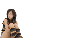 Woman Simple Background white