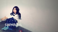 Woman sitting asians brunettes singers Korean Choi Sooyoung 