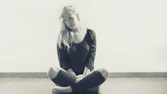 Woman sitting models