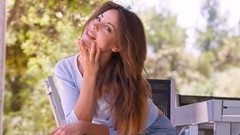 Woman skirts long hair brunettes models lorena garcia