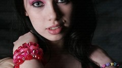 Woman skirts long hair green eyes miniskirts Skye Sweetnam