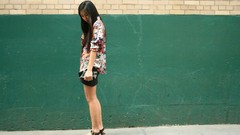 Woman skirts minimalistic teen