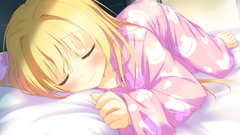 Woman sleeping Anime
